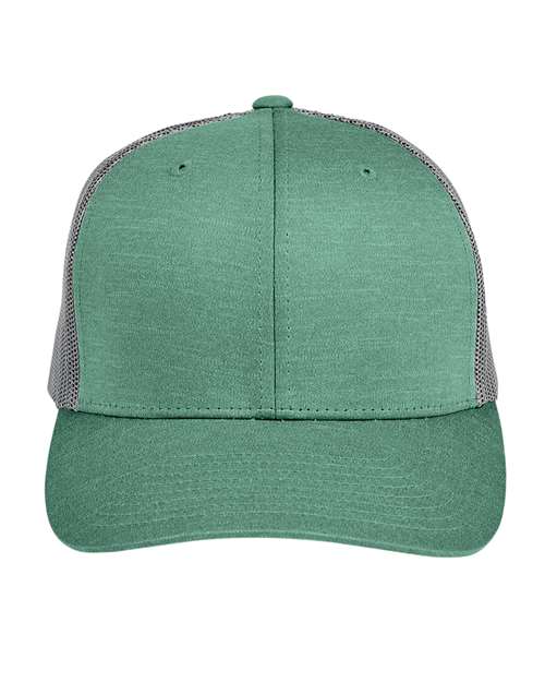 Team 365 TT802 - Zone Sonic Heather Trucker Cap by Yupoong