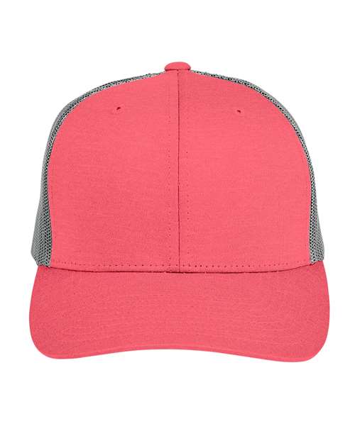 Team 365 TT802 - Zone Sonic Heather Trucker Cap by Yupoong