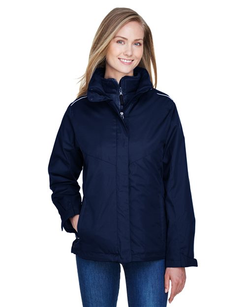 CORE365 78205 - Women's 3-in-1 Jacket with Fleece Liner