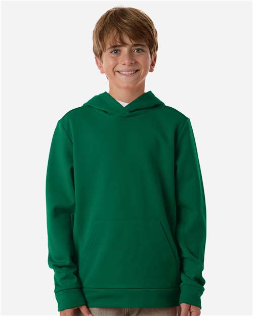 Team 365 TT400Y - Youth Squad Hooded Tech Fleece Pullover