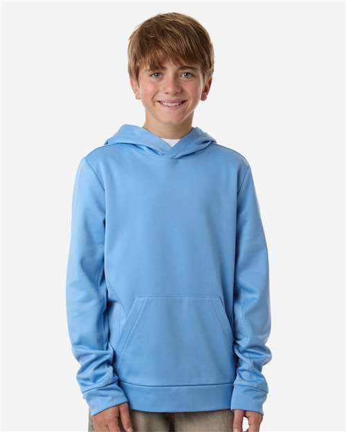 Team 365 TT400Y - Youth Squad Hooded Tech Fleece Pullover