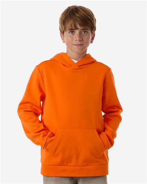Team 365 TT400Y - Youth Squad Hooded Tech Fleece Pullover
