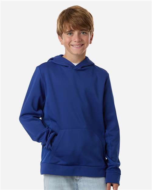 Team 365 TT400Y - Youth Squad Hooded Tech Fleece Pullover