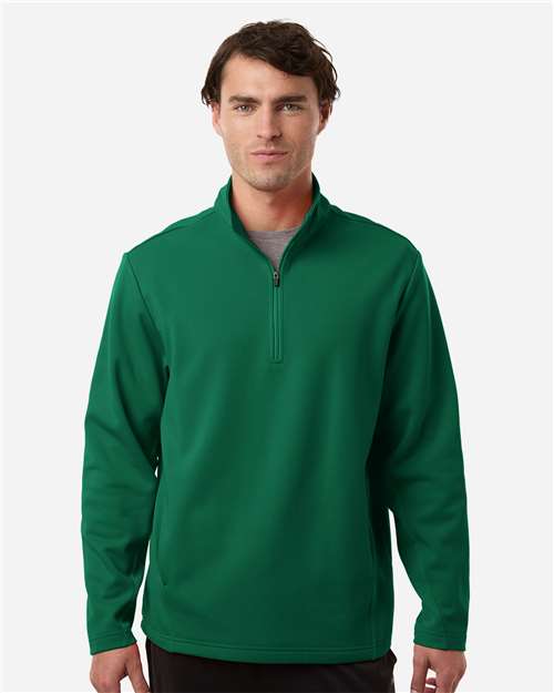 Team 365 TT401 - Unisex Squad Cadet Quarter-Zip Tech Fleece Pullover