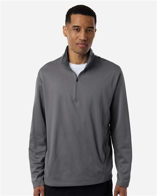 Team 365 TT401 - Unisex Squad Cadet Quarter-Zip Tech Fleece Pullover