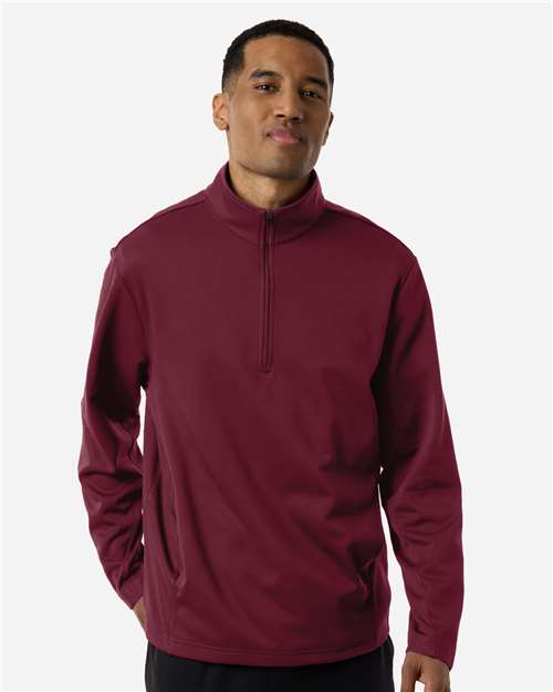 Team 365 TT401 - Unisex Squad Cadet Quarter-Zip Tech Fleece Pullover