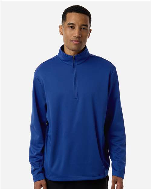 Team 365 TT401 - Unisex Squad Cadet Quarter-Zip Tech Fleece Pullover