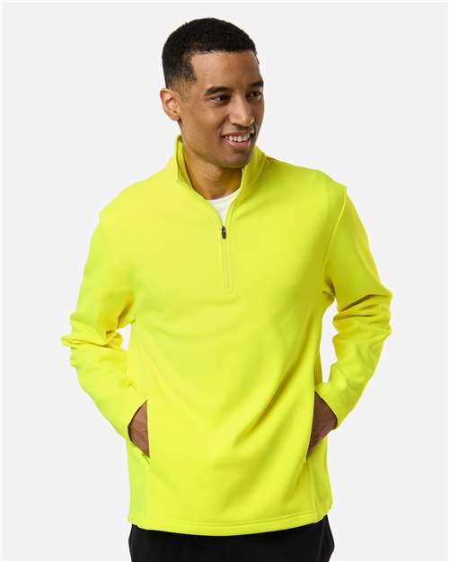 Team 365 TT401 - Unisex Squad Cadet Quarter-Zip Tech Fleece Pullover
