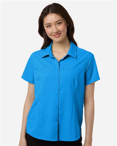 CORE365 CE520W - Women's UltraUVP Shoreline Short Sleeve Staff Shirt