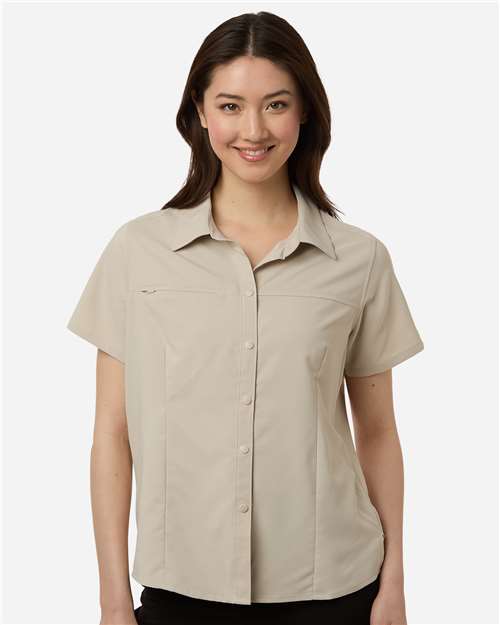 CORE365 CE520W - Women's UltraUVP Shoreline Short Sleeve Staff Shirt