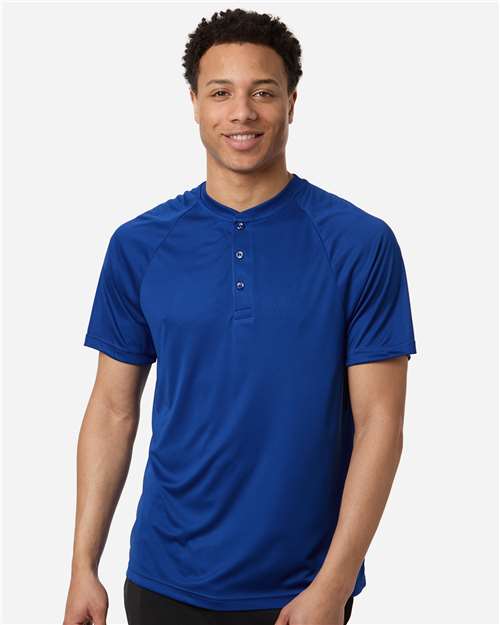 Team 365 TT11HN - Men's Zone Performance Henley