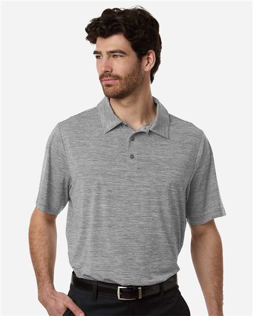 Team 365 TT125 - Men's Relay Heathered Stripe Polo