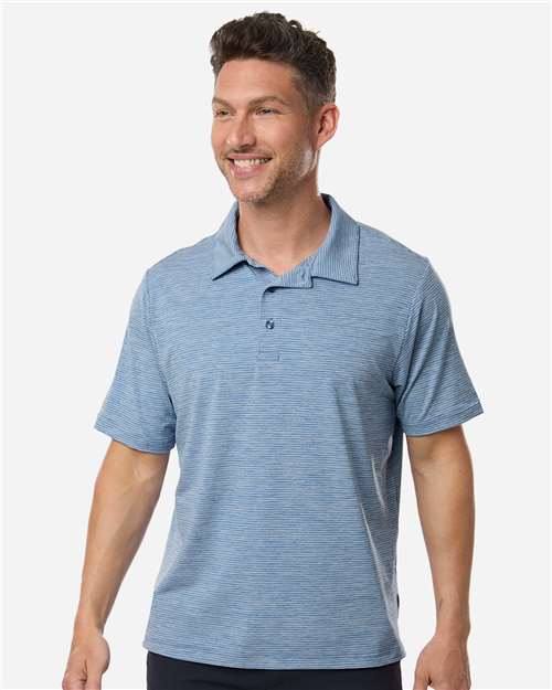 Team 365 TT125 - Men's Relay Heathered Stripe Polo