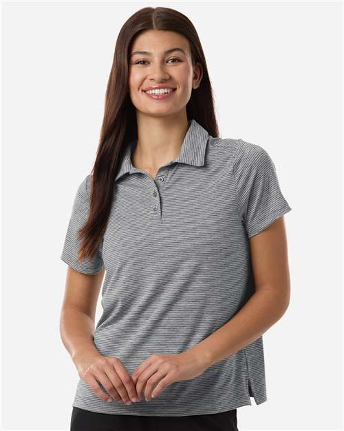 Team 365 TT125W - Women's Relay Heathered Stripe Polo