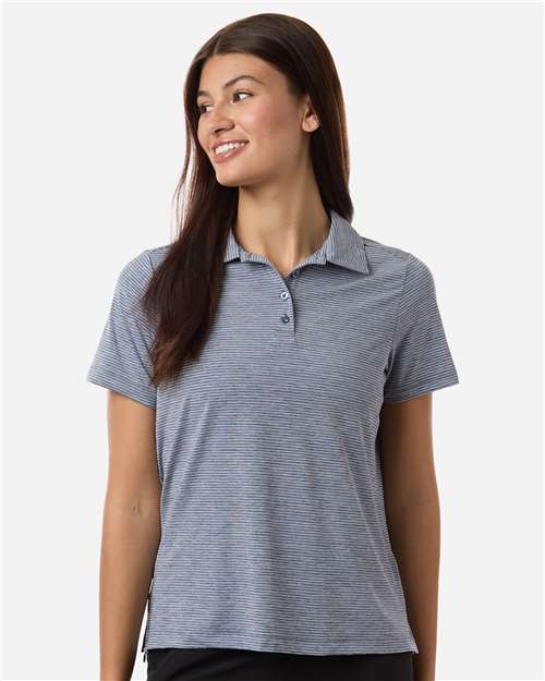 Team 365 TT125W - Women's Relay Heathered Stripe Polo