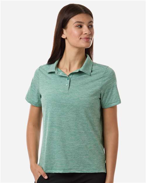 Team 365 TT125W - Women's Relay Heathered Stripe Polo