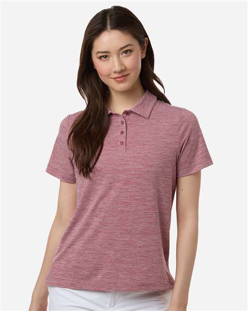 Team 365 TT125W - Women's Relay Heathered Stripe Polo