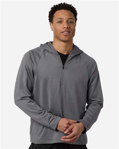 Team 365 TT200 - Men's Qualify Quarter-Zip Hooded Pullover