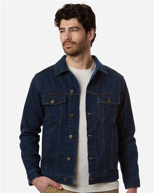 Harriton M75 - Unisex Cooper Denim Jacket
