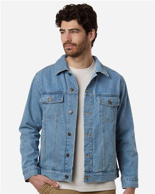 Harriton M75 - Unisex Cooper Denim Jacket