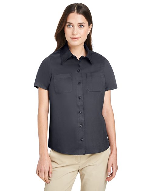 Harriton M585W - Women's Advantage IL Short Sleeve Dress Shirt