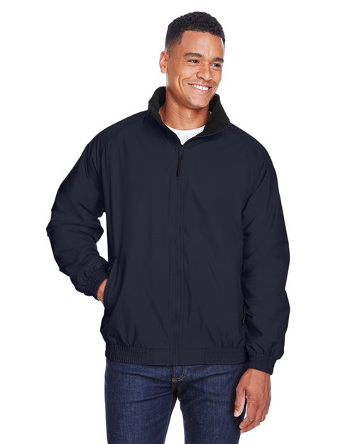 Harriton M740 - Unisex Fleece Lined Nylon Jacket