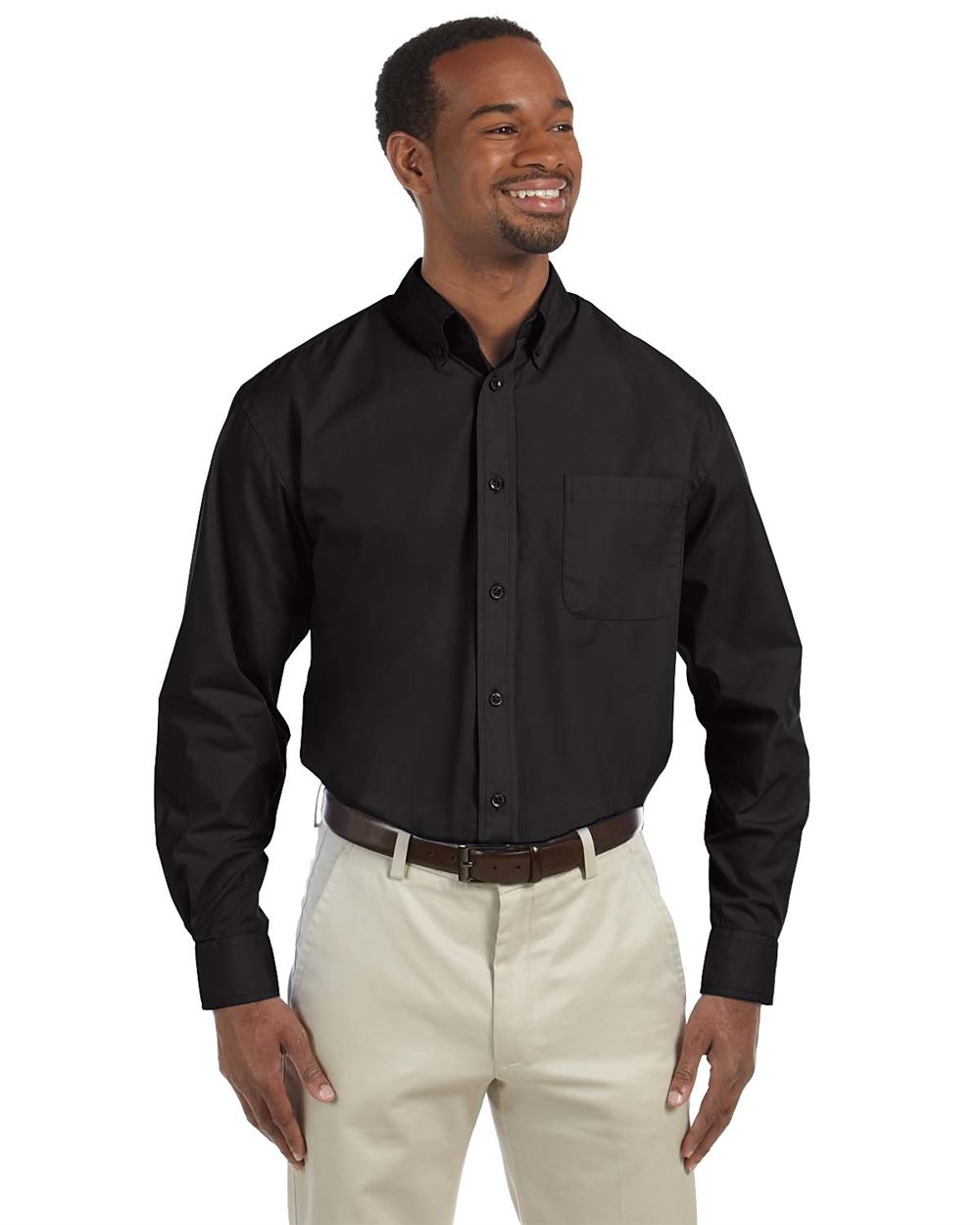 Harriton M510 - Men's Essential Poplin