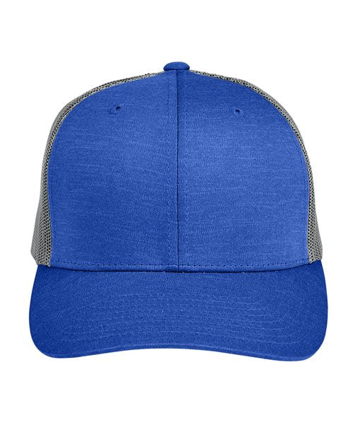 Team 365 TT802 - Zone Sonic Heather Trucker Cap by Yupoong