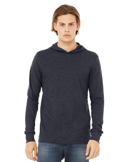 BELLA + CANVAS 3512 - Unisex Jersey Hooded Long Sleeve Tee