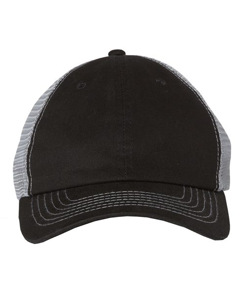Valucap 3100 - Contrast-Stitch Mesh-Back Cap