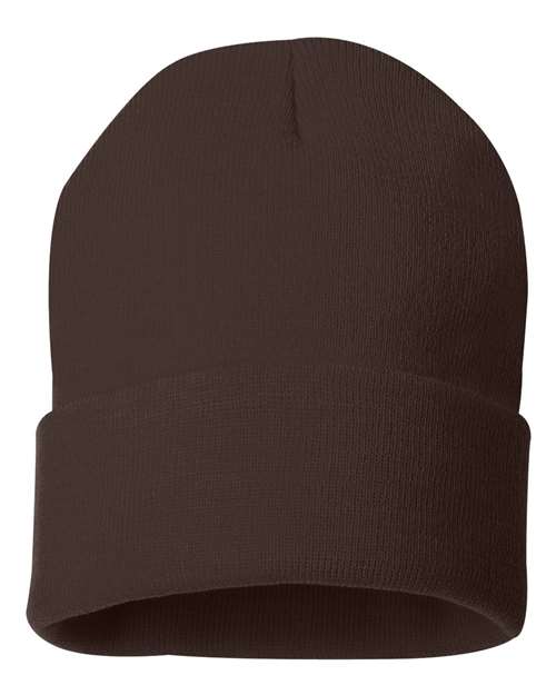 Sportsman SP12 - 12" Solid Cuffed Beanie