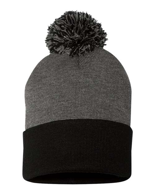 Sportsman SP15 - 12" Pom-Pom Cuffed Beanie