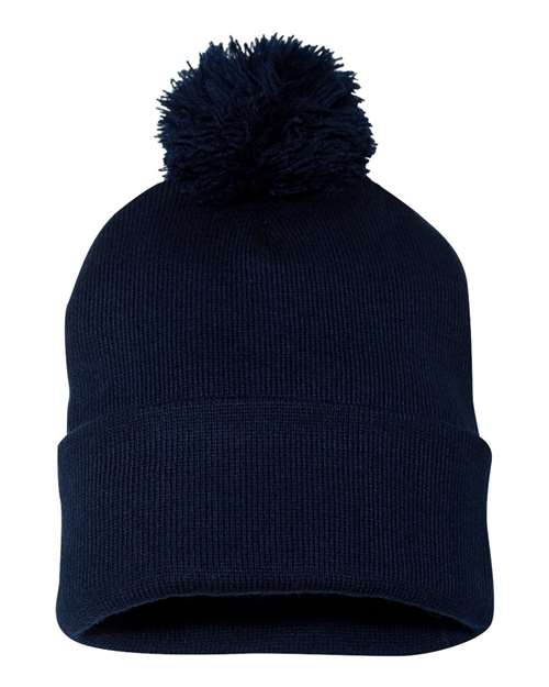 Sportsman SP15 - 12" Pom-Pom Cuffed Beanie