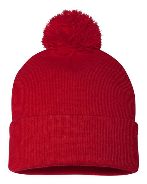 Sportsman SP15 - 12" Pom-Pom Cuffed Beanie