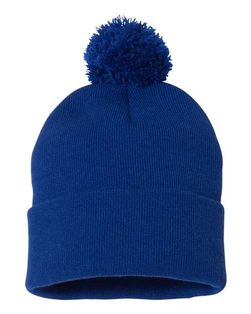 Sportsman SP15 - 12" Pom-Pom Cuffed Beanie