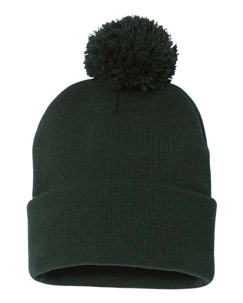 Sportsman SP15 - 12" Pom-Pom Cuffed Beanie
