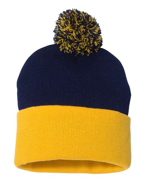Sportsman SP15 - 12" Pom-Pom Cuffed Beanie