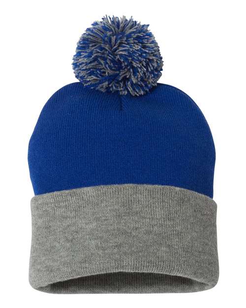 Sportsman SP15 - 12" Pom-Pom Cuffed Beanie