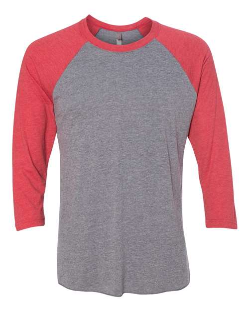 Next Level 6051 - Unisex Triblend Three-Quarter Raglan T-Shirt