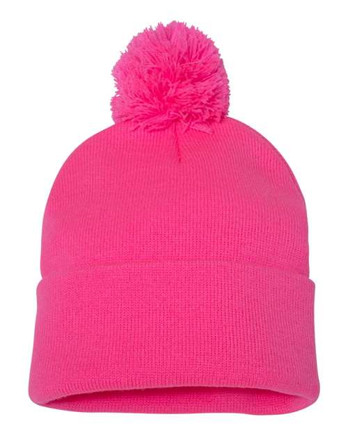 Sportsman SP15 - 12" Pom-Pom Cuffed Beanie