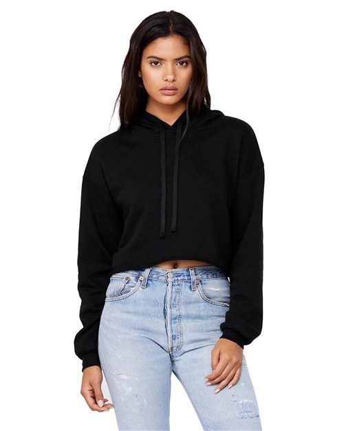 BELLA + CANVAS 7502 - Women's Crop Hoodie Sweatshirt