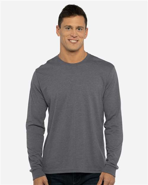 Next Level 6411 - Unisex Sueded Long Sleeve T-Shirt