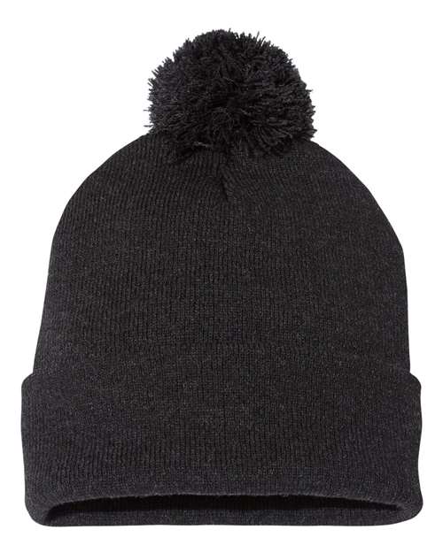 Sportsman SP15 - 12" Pom-Pom Cuffed Beanie