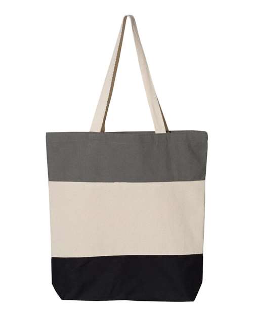 Q-Tees Q125900 - 11L Tri-Color Tote