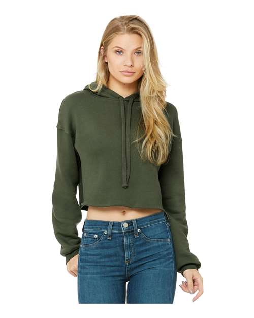 BELLA + CANVAS 7502 - Women's Crop Hoodie Sweatshirt