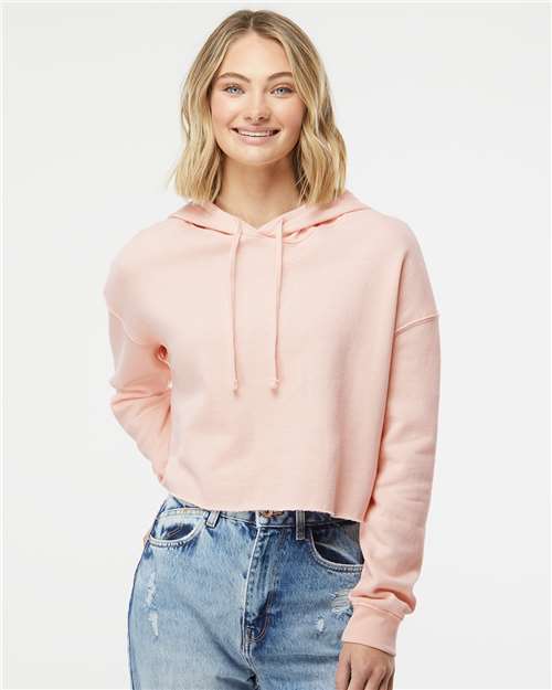 Independent Trading Co. AFX64CRP - Women’s Lightweight Crop Hooded Sweatshirt