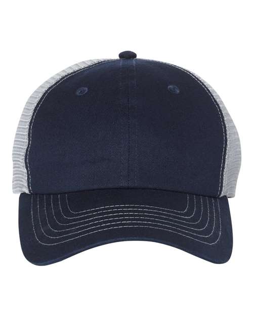 Valucap 3100 - Contrast-Stitch Mesh-Back Cap