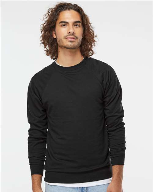 Independent Trading Co. SS1000C - Unisex Icon Lightweight Loopback Terry Crewneck Sweatshirt