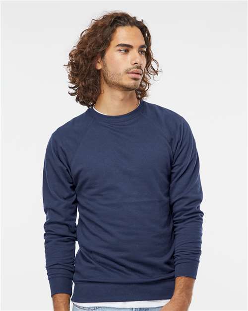 Independent Trading Co. SS1000C - Unisex Icon Lightweight Loopback Terry Crewneck Sweatshirt