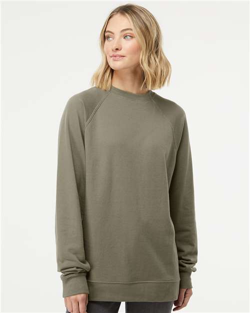 Independent Trading Co. SS1000C - Unisex Icon Lightweight Loopback Terry Crewneck Sweatshirt